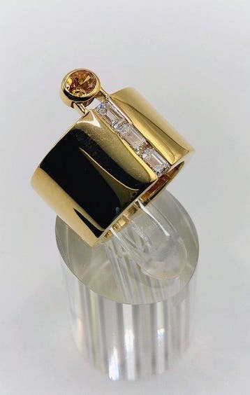 Pianegonda - Ring - 18 karaat Geel goud - 1.70ct. tw., Nieuw