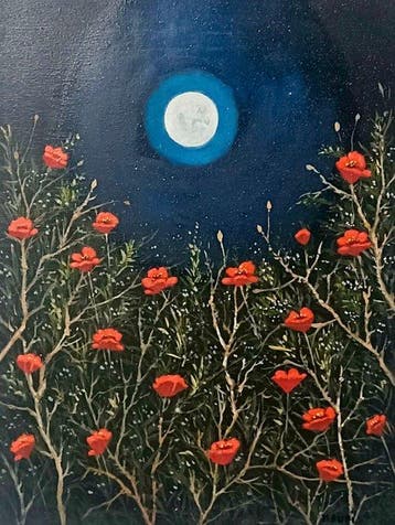 Roberto Mauri (1977) - Sognando sotto la luna dei papaveri