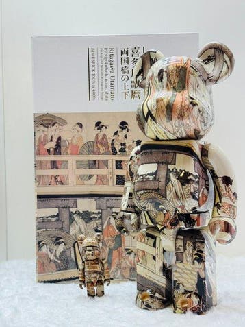 Medicom toy - BE@RBRICK 400% & 100% Kitagawa Utamaro