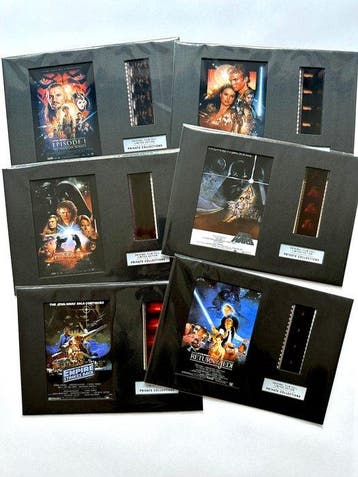 Star Wars – Rare Complete Saga Set of 6 Mounted 35mm Film, Verzamelen, Nieuw