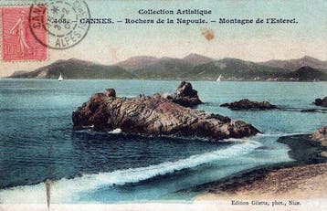 Frankrijk - Stad en Landschap - Cannes - Ansichtkaart album, Gelopen