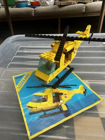 LEGO Rescue I Helicopter 6697, Zo goed als nieuw, Complete set, Lego