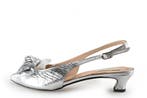 Notre-V Slingbacks in maat 43 Zilver, Kleding | Dames, Schoenen, Notre-V, Overige kleuren, Verzenden, Zo goed als nieuw