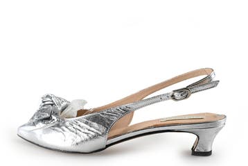 Notre-V Slingbacks in maat 43 Zilver, Notre-V, Overige kleuren, Verzenden, Zo goed als nieuw
