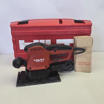 Hilti WFO 280 Excentrische Schuurmachine In Koffer, Doe-het-zelf en Verbouw, Gereedschap | Schuurmachines, Ophalen of Verzenden
