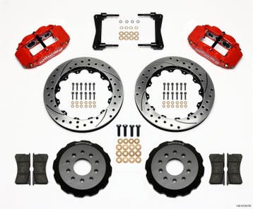 Wilwood Narrow Superlite 6R Front Hat Kit 13.06in Drill Red, Ophalen of Verzenden, Nieuw