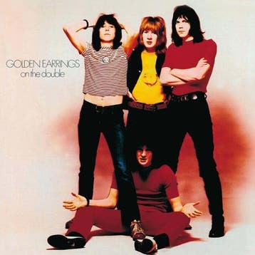 lp nieuw - golden earrings - ON THE DOUBLE (nieuw), Verzenden, Zo goed als nieuw, Overige formaten