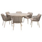Prado Puglia dining tuinset 160xH75 cm 7 delig keramiek, Ophalen of Verzenden, Nieuw