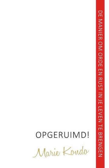 Opgeruimd! | Marie Kondo | Nieuw, Boeken, Ophalen of Verzenden, Nieuw, Marie Kondo