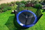 Veilige Trampoline | 374cm Blauw | Laatste Stuks!, Ophalen of Verzenden, Nieuw