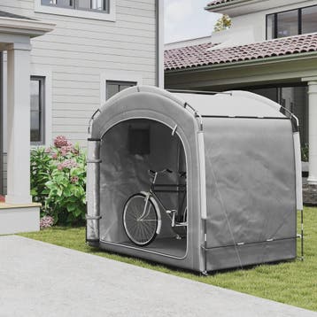 Outsunny Fietsenstaltent 3-4 Fietsen - Draagbaar, Waterdicht, Verzenden, Nieuw