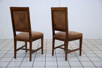 (2) Amsterdamse School Stoelen, Huis en Inrichting, Ophalen of Verzenden, Nieuw
