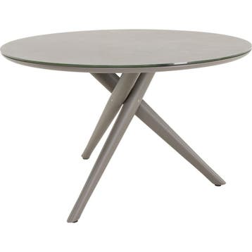 Ronde Tuintafel ø120cm Mojito Donkergrijs Keramiek Lesli, Verzenden, Nieuw