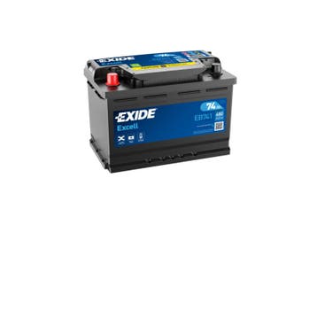 Exide Excell accu | EB741 | 12V 74Ah, Auto-onderdelen, Ophalen of Verzenden, Nieuw