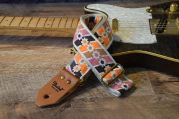 Bluebird Vintage Custom - Beige Daisies Chain, Ophalen of Verzenden, Nieuw, Elektrische gitaar
