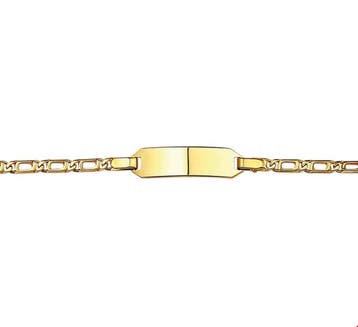 The Jewelry Collection Graveerarmband - Valkenoog 5,0 mm -, Verzenden, Nieuw