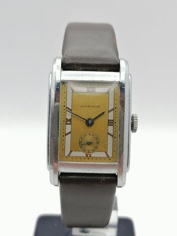 Junghans - Art Deco Tank Uhr - Zonder minimumprijs - Vintage, Sieraden, Tassen en Uiterlijk, Horloges | Heren, Nieuw