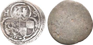 Einseitiger Zweier 1625 Brandenburg Bayreuth: Christian,..., Verzenden