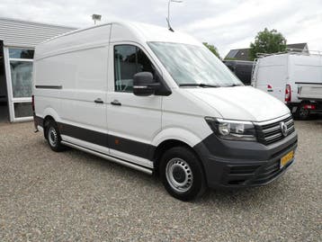 Volkswagen Crafter 35 2.0 TDI 100PK L3H3 Airco, Stof, Gebruikt, Volkswagen, Wit