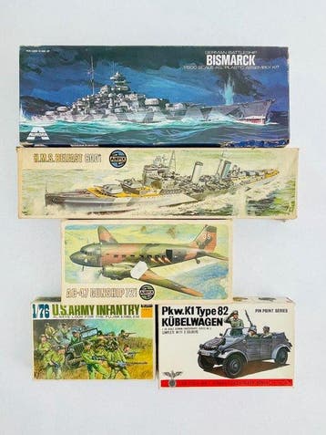 Airfix, Bandai 1:48 - Modelbouwdoos (5) - Bandai Pkw.K1 Type, Nieuw