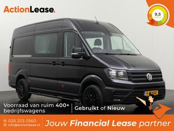 Volkswagen Crafter Dubbel cabine L3 H3 2024 Diesel Automaat, Auto's, Volkswagen, Automaat, Zwart, Diesel, Nieuw