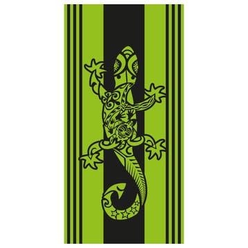 Strandlaken luxe jacquard Gecko Luna, Verzenden, Nieuw, Groen