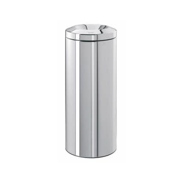 Brabantia Vlamdovende papierbak 30 ltr - chroom, Verzenden, Nieuw