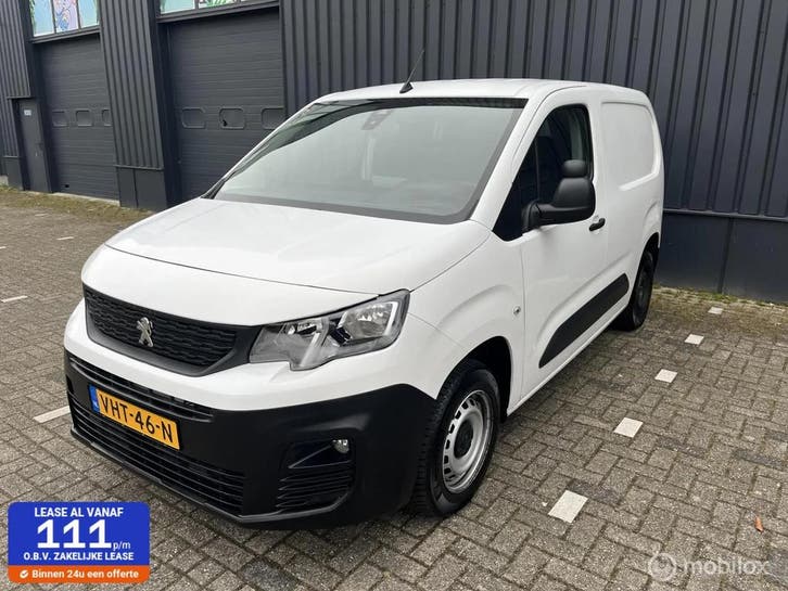 Peugeot Partner | Zakelijke Lease v.a. €139.47 pm, Auto's, Bestelauto's, Lease, Automaat, Diesel, Wit, Peugeot, Financial lease