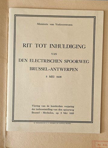 Ministerie van Verkeerswezen / Ministère des Transports -