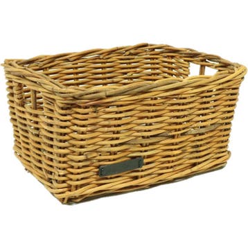 Wicked Rieten Fietsmand Naturel Maat Medium, Verzenden, Nieuw