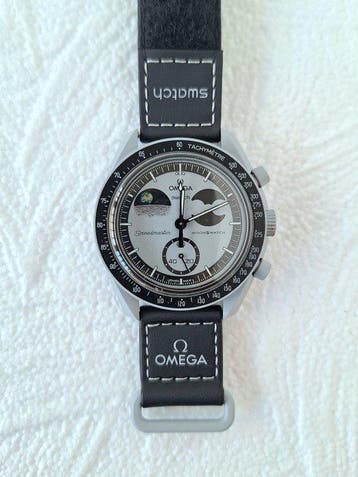 Omega x Swatch - Mission to Earthphase - Zonder minimumprijs, Sieraden, Tassen en Uiterlijk, Horloges | Heren, Nieuw