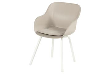 Hartman Le Soleil Element dining armstoel - Soft taupe/white, Verzenden, Nieuw, Overige materialen
