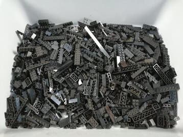 Lego - geen serie - 02 Partij van 1000 zwarte bouwstenen -, Nieuw
