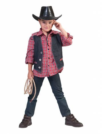 Cowboy Denim Gilet Kind Jongen, Ophalen of Verzenden, Nieuw