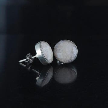 Quartz - Zilver - Oorbellen - Zuivering en Harmonie, Verzamelen