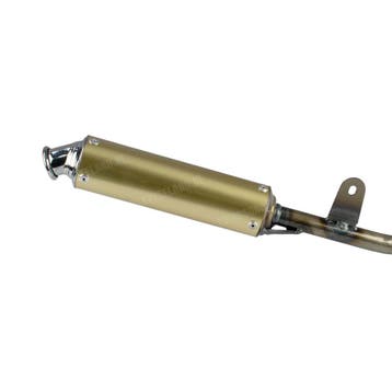 Tomos Uitlaat 25mm Tecno Circuit blank met aluminium demp..., Ophalen of Verzenden, Nieuw, Tecno