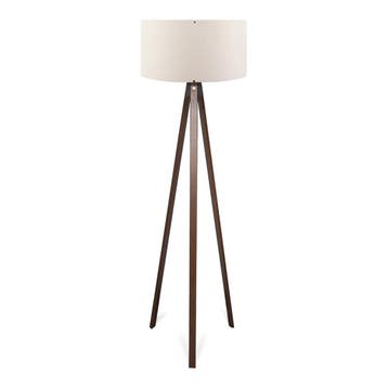 [lux.pro] Staande lamp Newport vloerlamp 140 cm E27 creme, Verzenden, Nieuw