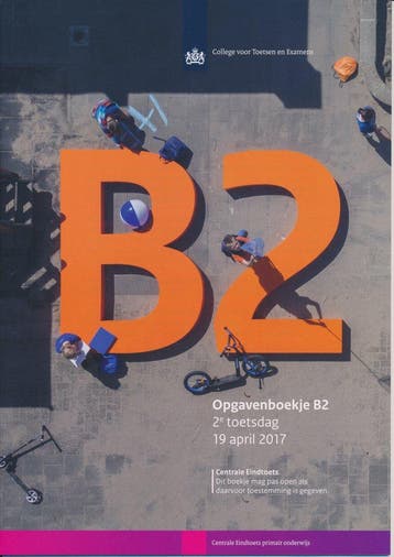 Centrale Eindtoets opgavenboekje B2 2017, Verzenden, Nieuw