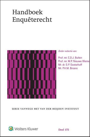 Handboek Enquêterecht |  | Nieuw, Boeken, Ophalen of Verzenden, Nieuw