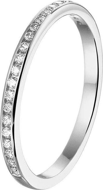 The Jewelry Collection - Aanschuifring Zirkonia - Dames -, Verzenden, Nieuw