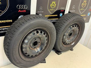 165/70R14 VW UP 2015 2 stuks All-Seasons banden 5x100 7 mm, Auto-onderdelen, Banden en Velgen, 14 inch, Gebruikt, Banden en Velgen