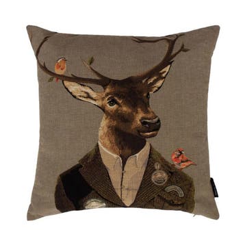 gobelin kussen jager edelhert 45x45cm, Verzenden, Nieuw