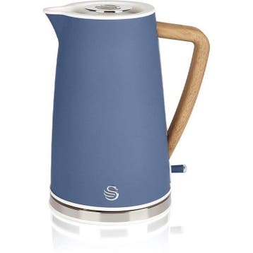 Swan SK14610BLUN electric kettle 1.7 L 3000 W Blue, Verzenden, Zo goed als nieuw
