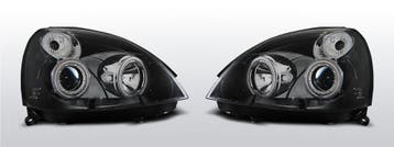 Koplampen Angel Eyes | geschikt voor Renault Clio 2 2001-200, Verzenden, Nieuw, Renault