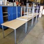 Gispen kantoortafel - 100x80 cm (alleen per set), Ophalen of Verzenden, Nieuw