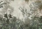 Botanisch behang Tropisch Bos, Behang op maat,, Verzenden, Botanisch, trendy behang
