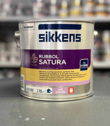 Sikkens Rubbol Satura 2,5L - Op elke kleur - Beschadigd blik, Minder dan 5 liter, Nieuw, Lak