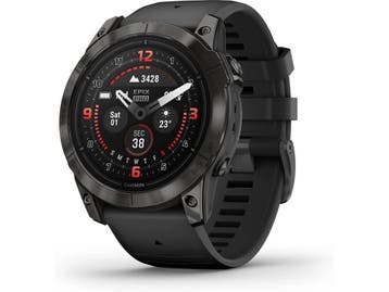 Garmin Epix Pro (Gen 2) 51 mm zwart/carbon grijs Titan DLC, Verzenden, Zo goed als nieuw, Garmin