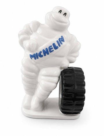 Beeld, Figura Vintage Michelin Bibendum con Pneumatico –
