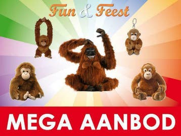 Orang Oetan knuffels - Pluche Orang Oetan knuffels, Ophalen of Verzenden, Nieuw, Overige typen